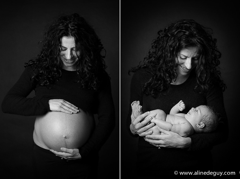 photo avant après grossesse, photographe studio, suivi maternité, blog grossesse, blog photo bébé