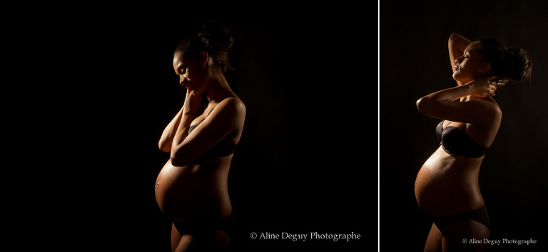 photo nu artistique, grossesse, clair obscur, idée photo femme enceinte, idée cadeau naissance, bon cadeau photographe, book photo femme enceinte