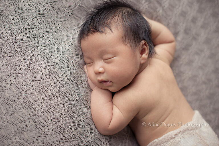 photo, bebe asiatique, naissance, nouveau-ne, bebe, studio, 92, Paris