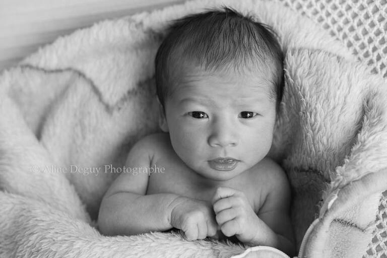 Photo bébé asiatique, portrait, studio, photographe, Paris, 92
