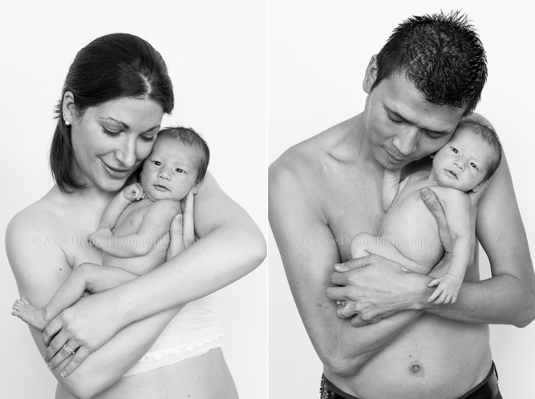 Photo naissance, famille, studio, nouveau-né, parents, séance photo, Paris, 92, Nanterre, Bouolgne