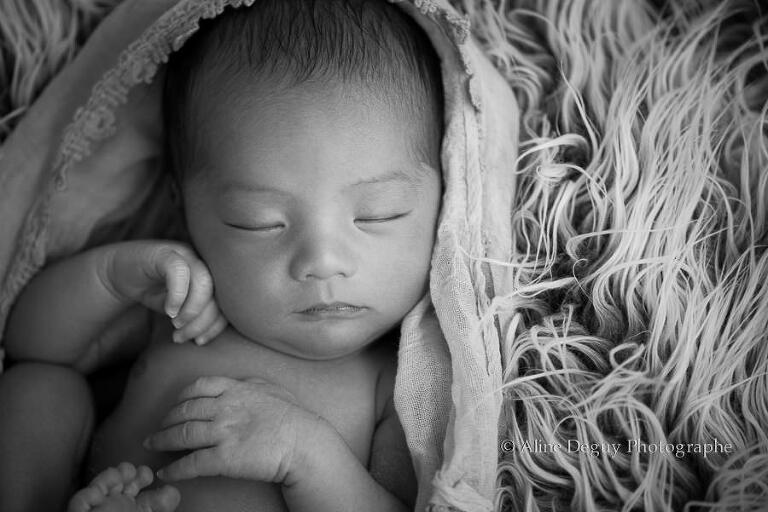studio, photo, aline deguy, naissance, noir et blanc, portrait
