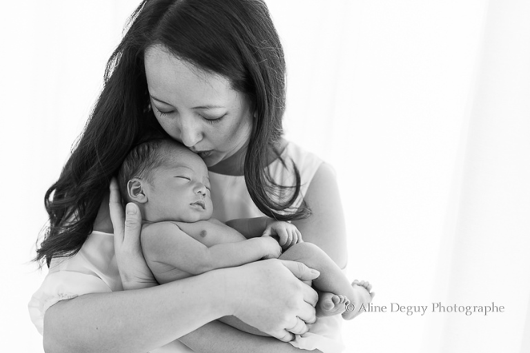 photographe professionnel, aline deguy, nouveau-né, studio