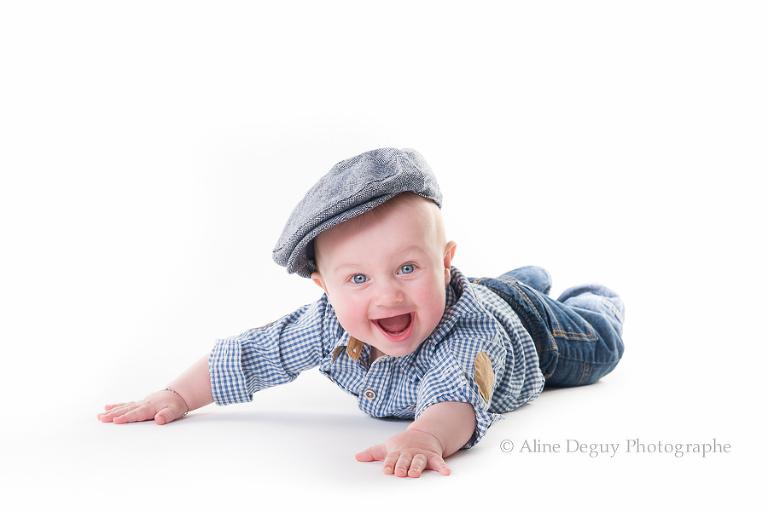 photo, bébé, studio, portrait, photographe professionnel, aline deguy