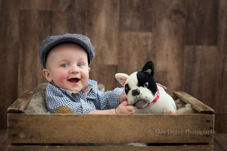 photo bébé, studio, portrait, shooting
