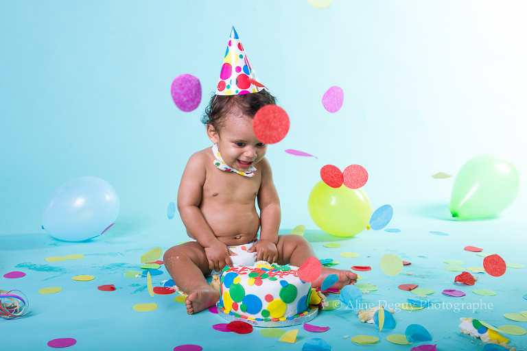 Photographe, anniversaire, Aline Deguy, Shooting, smash the cake, gâteau, cake design