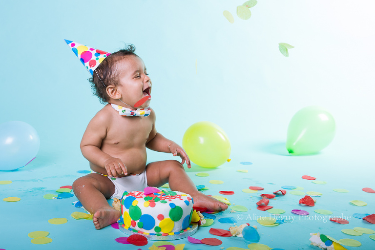 smash the cake, anniversaire, photo, studio, aline deguy, bébé
