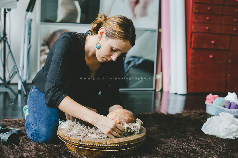 photo, backstage, Aline Deguy, Formation, Nouveau-né, bébé, photographie