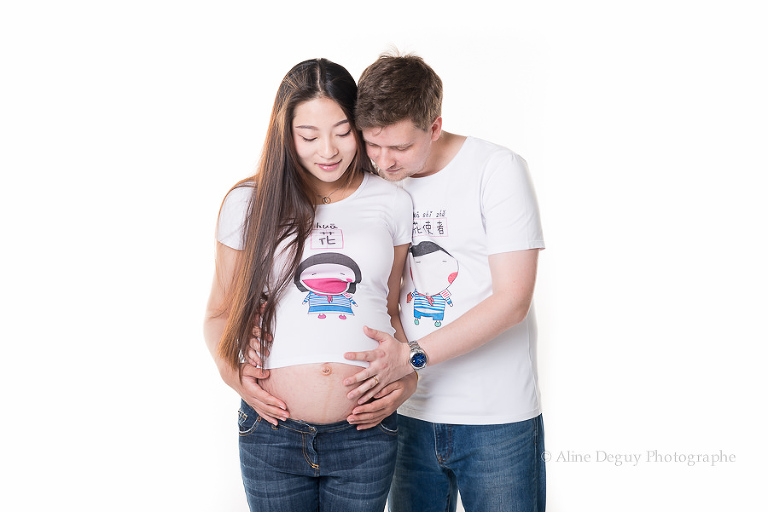photographe couple, maternité, studio, asiatique, femme, Pékin, pregnant, pregnacy, grossesse