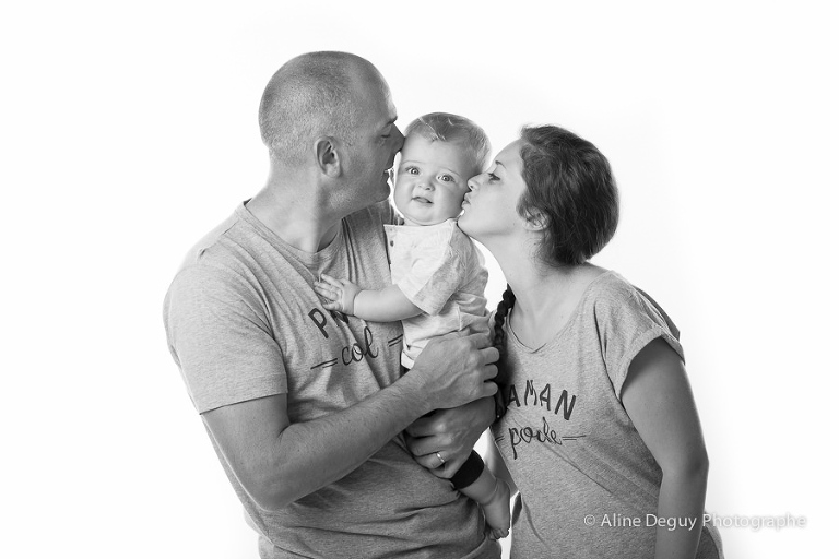 Photographe, Paris, Emoi Emoi, Tee shirt maman poule, Tee shirt papa cool, studio, Paris, vêtements, grossesse, Aline Deguy