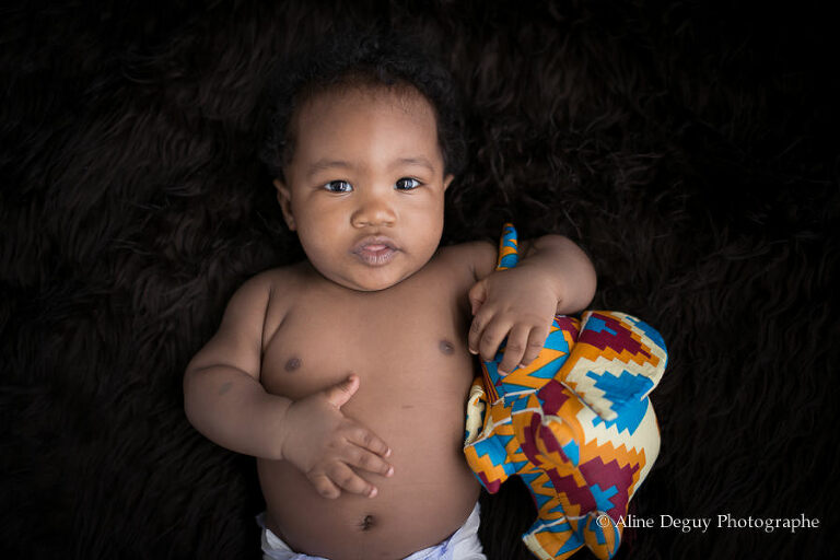 Portrait bébé, studio, Aline Deguy, photographe