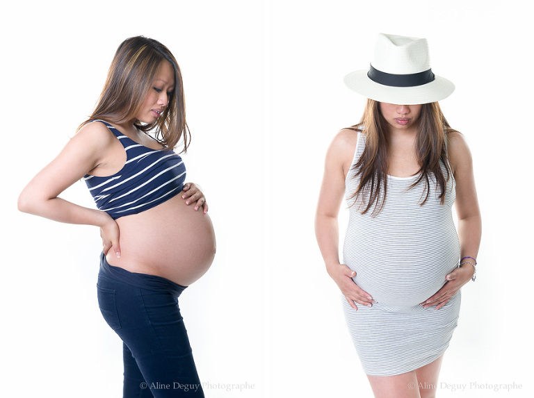 photo, vêtements, femme enceinte, publicité, book, casting, asiatique