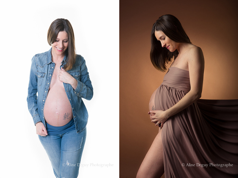 photographe, Studio, Paris, Aline Deguy, robe, grossesse, zazadaour