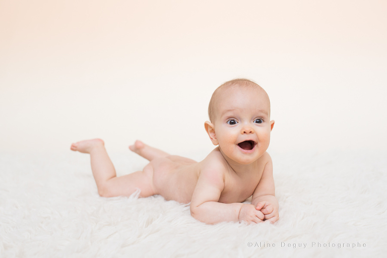 Photographe bébé studio paris, sourire, image, baby