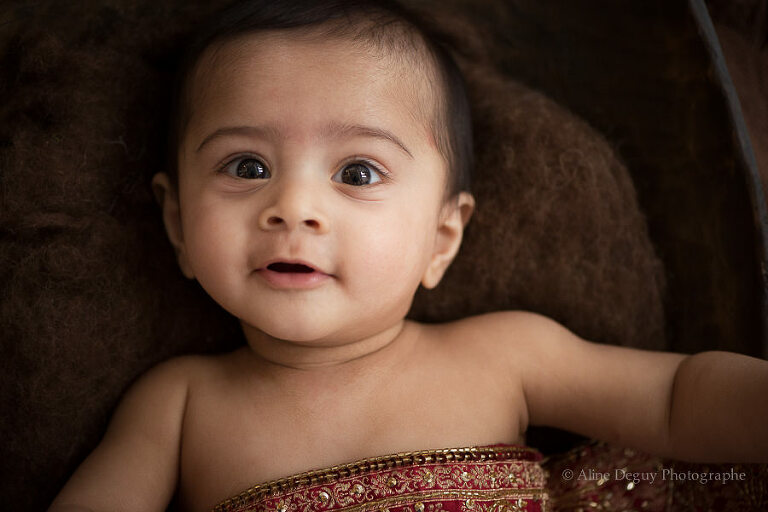 Photographe bébé 92, Nanterre, baby boy, indien, studio photo