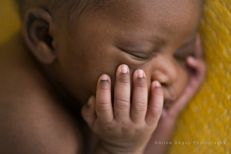baby girl, prénom marley, bébé endormi, séance photo, studio