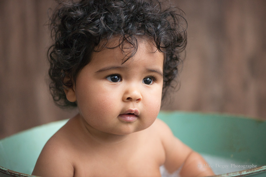 Celeste-Photographe bébé metisse - Studio Paris Aline Deguy - Aline