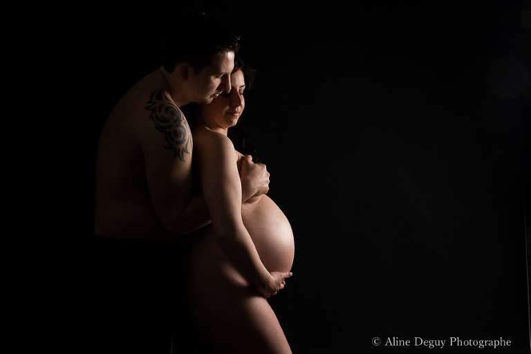 Photographe couple, nu artistique, studio