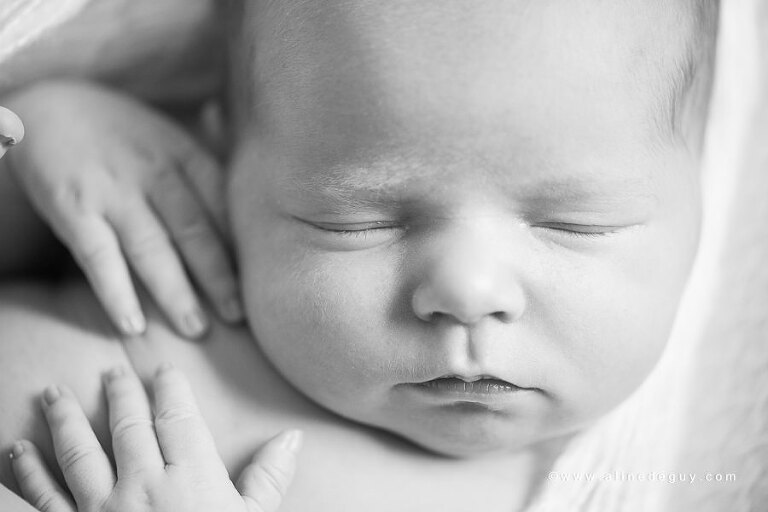 Portrait bébé endormi, Photographe bébé Paris