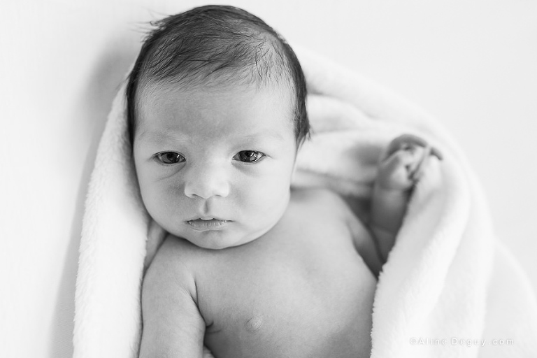 Photo bébé, portrait studio