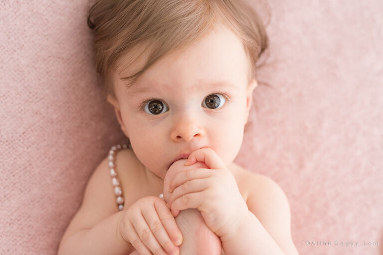 Photo bébé fille, photographe Paris enfant, séance photo bébé