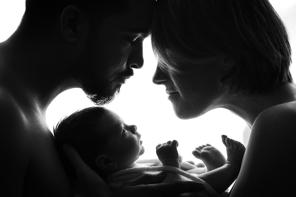 Séance photo en famille avec un bébé de 1 an