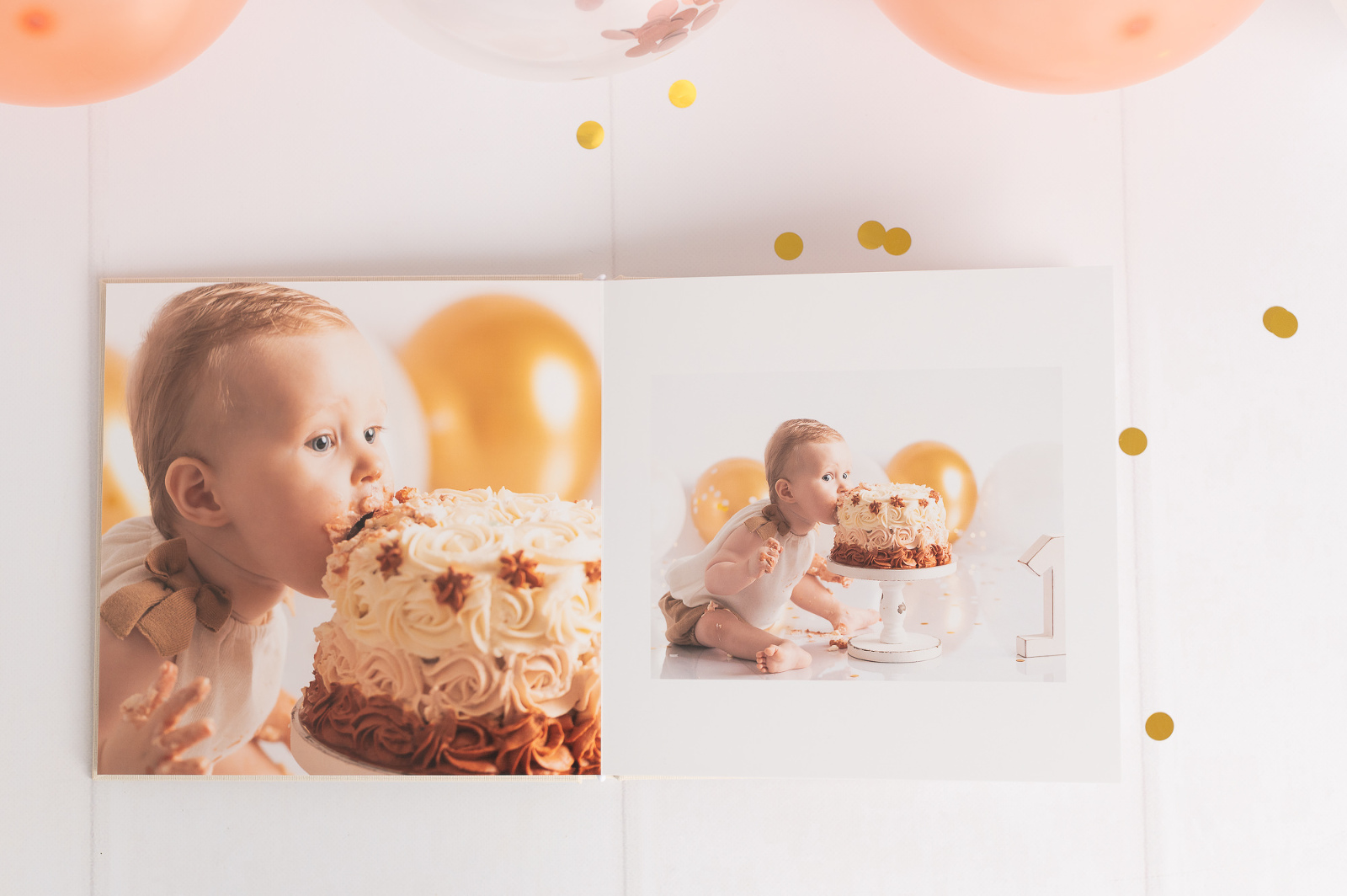 album photo, séance photo anniversaire, séance photo bébé, studio photo