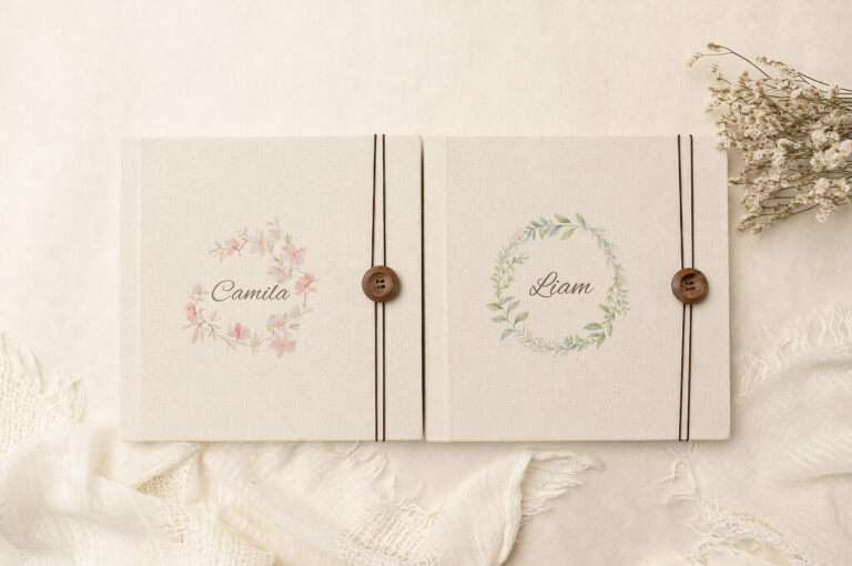 Album photo qualité lin