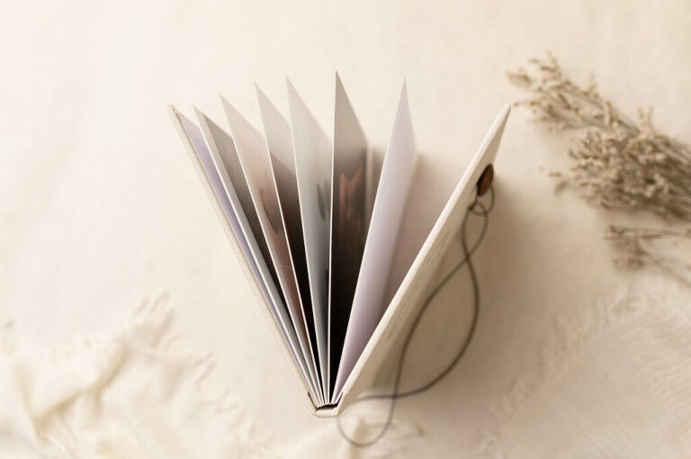 Album photo qualité lin