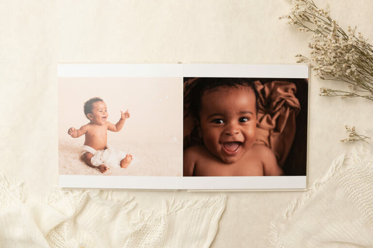 Album photo qualité lin